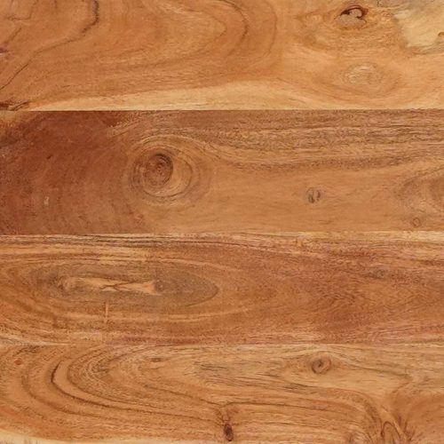  Étkezőasztalok Barna és fekete 110 x 55 x 75 cm Tömör Mangófát