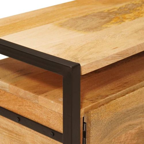  Tároló szekrények fiókkal Barna 110 x 30 x 40 cm Tömör Mangófát