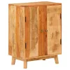  Tároló szekrények ajtóval Barna 55 x 35 x 75 cm Tömör Mangófát