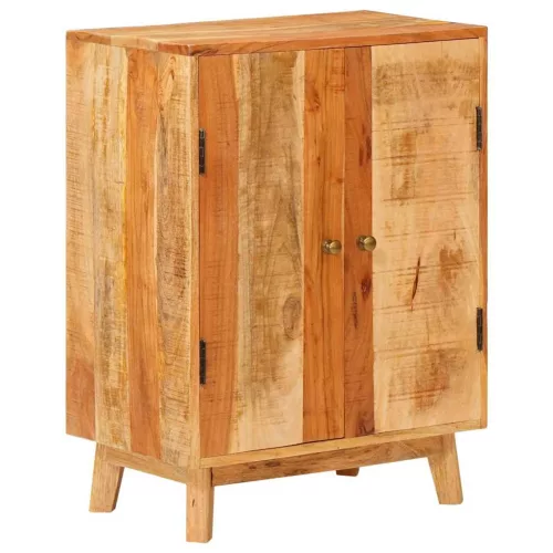  Tároló szekrények ajtóval Barna 55 x 35 x 75 cm Tömör Mangófát