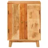  Tároló szekrények ajtóval Barna 55 x 35 x 75 cm Tömör Mangófát