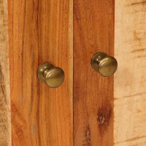  Tároló szekrények ajtóval Barna 55 x 35 x 75 cm Tömör Mangófát