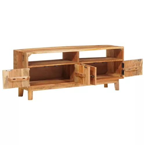  Tároló szekrények ajtóval Barna 110 x 30 x 45 cm Tömör Mangófát