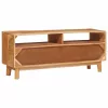  Tároló szekrények ajtóval Barna 110 x 30 x 45 cm Tömör Mangófát