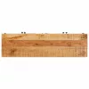  Tároló szekrények ajtóval Barna 110 x 30 x 45 cm Tömör Mangófát