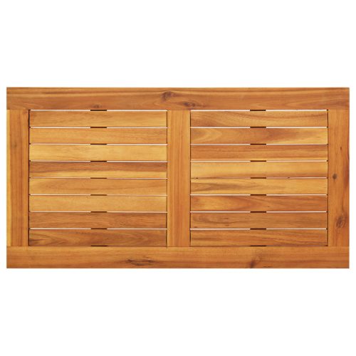  Kültéri Kanapészett - Fekete Műrattan, Fa Közepes Tartós