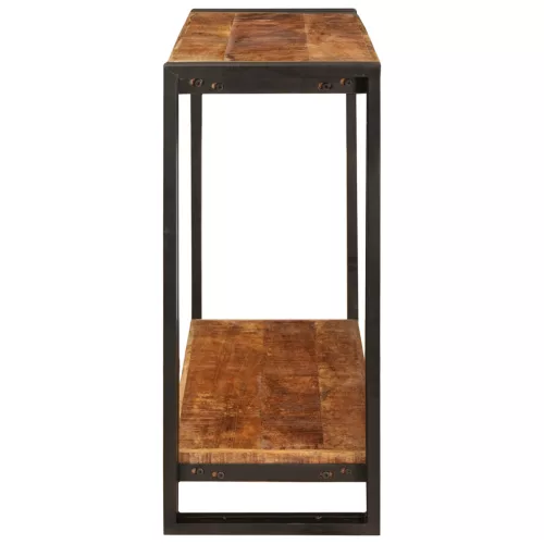  Konzolasztal Barna 90 x 33 x 75 cm Tömör nyers mangófa