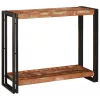  Konzolasztal Sokszínű 90 x 33 x 75 cm tömör újrahasznosított fa