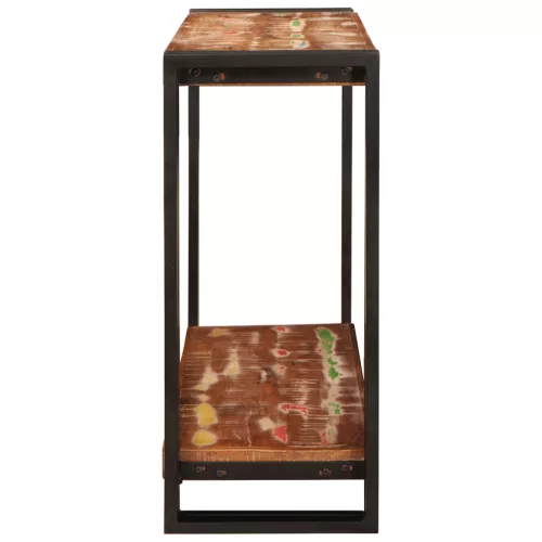  Konzolasztal Sokszínű 90 x 33 x 75 cm tömör újrahasznosított fa