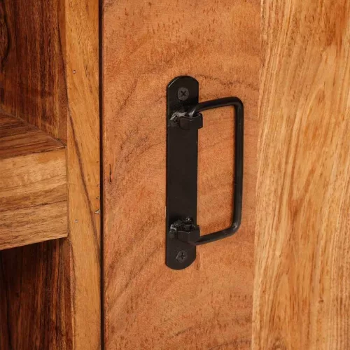  TV szekrény Barna 120 x 30 x 50 cm tömör akácfa