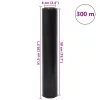  stretch fólia 6 pcs fekete 30 μm 50 cm x 300 m