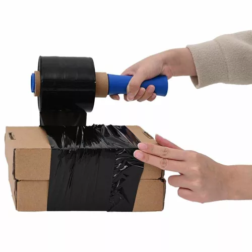  stretch fólia 50 pcs fekete 23 μm 10 cm x 150 m