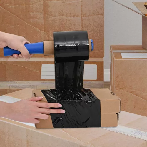  stretch fólia 50 pcs fekete 23 μm 10 cm x 150 m