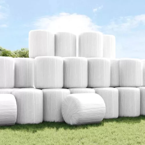  Mezőgazdasági stretch fólia fehér 25 µm 50 cm x 1800 m