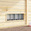  4 rekeszes, falra szerelhető, horganyzott acél csirkefészkelőláda
