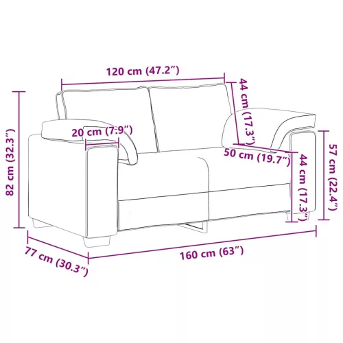  kék bársony loveseat kanapé 160x77x82 cm