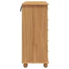  Fiókos Szekrény ASKIM Barna 91 x 40 x 95,5 cm Tömör fenyőfa