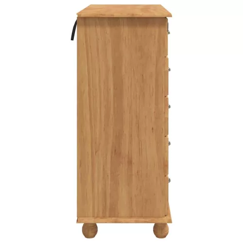  Fiókos Szekrény ASKIM Barna 91 x 40 x 95,5 cm Tömör fenyőfa