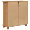  Fiókos Szekrény ASKIM Barna 91 x 40 x 95,5 cm Tömör fenyőfa