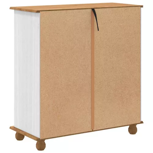  Fiókos Szekrény ASKIM Fehér 91 x 40 x 95,5 cm Tömör fenyőfa