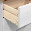  Fiókos Szekrény ASKIM Fehér 91 x 40 x 95,5 cm Tömör fenyőfa