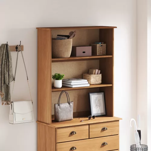  Hutch 'ASKIM'91x30x104 cm Szilárd fa fenyő