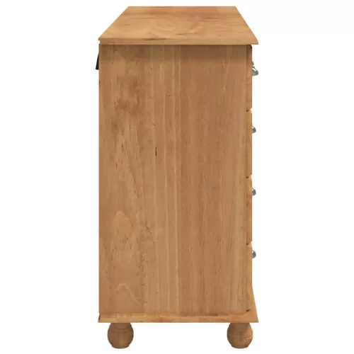  Fiókos Szekrény ASKIM Barna 79 x 40 x 133,5 cm Tömör fenyőfa