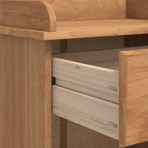  Boros szekrény ASKIM 12 palacktartóval Mézbarna Tömör fa Fenyő