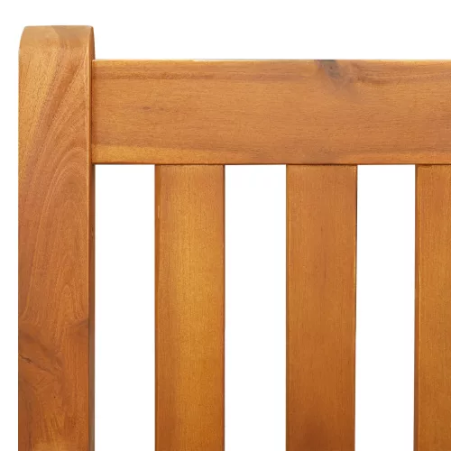  2-Fős Kerti Hinta Pad 110x56x58 cm Tömör Fa Akác