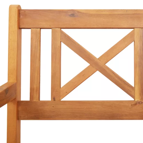  kertiszékek 2 db 56x56x90 cm tömör akácfából