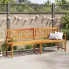  Kerti pad Barna 220 x 56 x 90 cm Tömör Akácfa