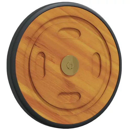  Űrkerekek kerékkel 2 pcs Barna 20.5 x 20.5 x 2 cm Tömör Akácfa