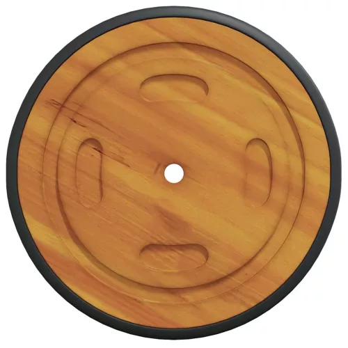  Űrkerekek kerékkel 2 pcs Barna 20.5 x 20.5 x 2 cm Tömör Akácfa