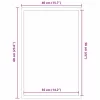  Ajtószőnyeg Fekete és Szürke 40 x 60 cm Polipropilén, PVC