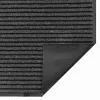  Ajtószőnyeg Fekete és Szürke 80 x 120 cm Polipropilén, PVC
