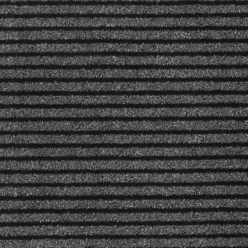  lábtörlő csíkos fekete és szürke 115x500 cm