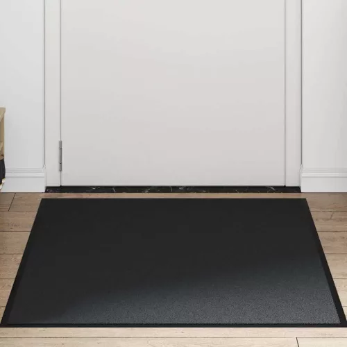  fekete lábtörlő 80 x 120 cm