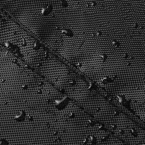  Kültéri bútorhuzat Fekete 355 x 275 x 80 cm 420D Oxford Szövet