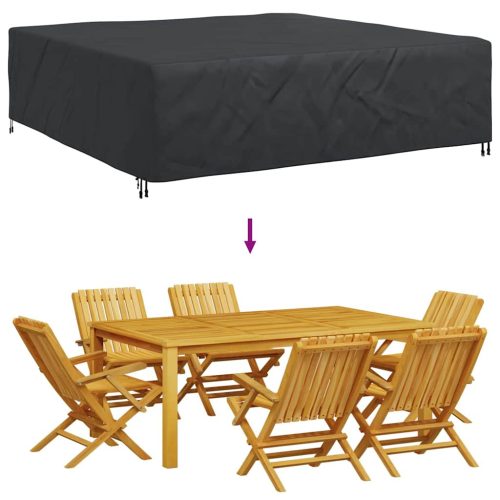  Kültéri bútorhuzat Fekete 275 x 275 x 70 cm 210D