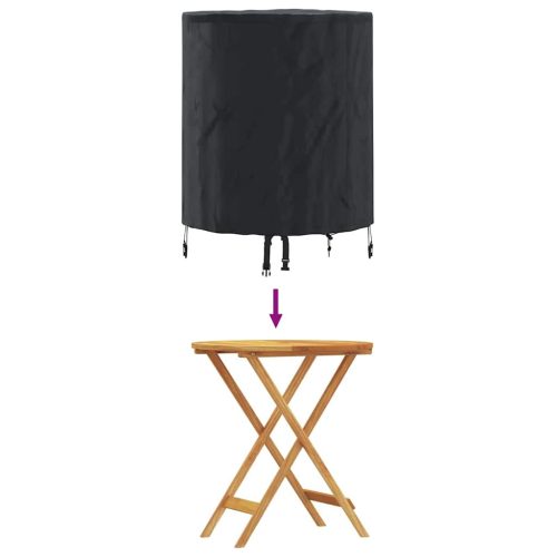  Kültéri bútorhuzat zárral 62 x 62 x 70 cm 210D Oxford Szövet