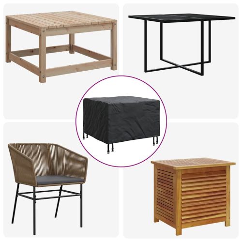  Kültéri bútor takaró Fekete 60 x 60 x 45 cm 600D szövet