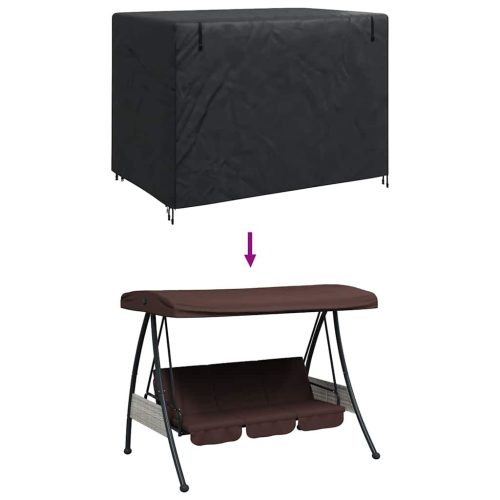  Kültéri hinta takaró 220 x 150 x 150 cm 210D Oxford Szövet