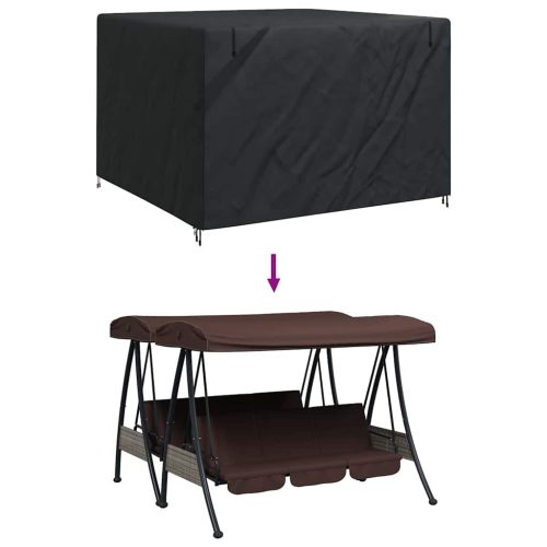  Kültéri hinta takaró 250 x 250 x 160 cm 210D Oxford Szövet