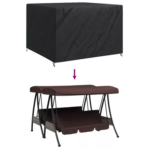  Kültéri hinta takaró 250 x 250 x 160 cm 600D Oxford Szövet