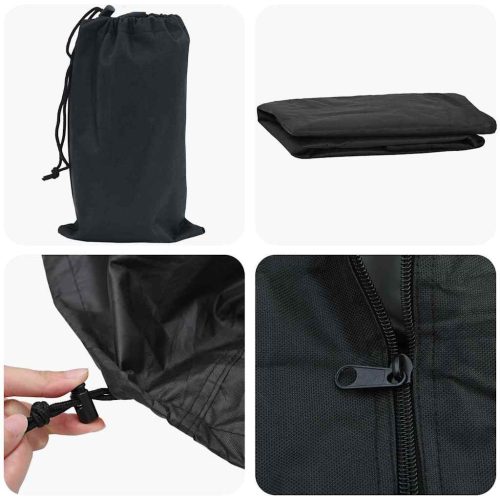  Kültéri bútorhuzat 165 x 70 x 185 cm 600D Oxford Szövet