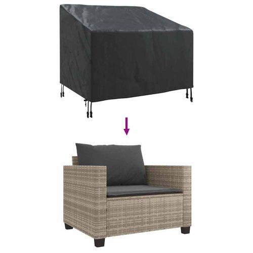  Kültéri bútor takaró Fekete 96 x 79 x 74 cm 600D oxford szövet