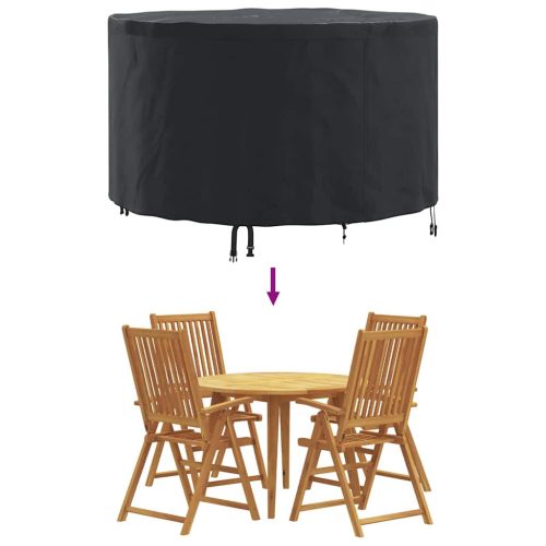  Kültéri bútorhuzat Fekete 128 x 128 x 71 cm 210D szövet