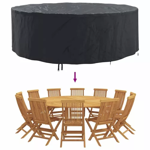  Kültéri bútorhuzat Fekete 279 x 279 x 105 cm 420D szövet