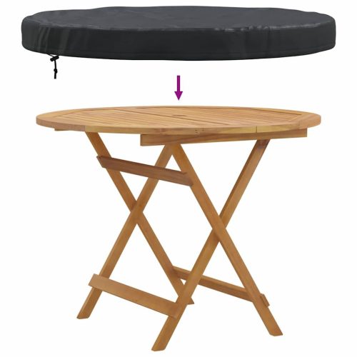  Kültéri Asztal Huzat Fekete 92 x 92 x 10 cm 210D szövet