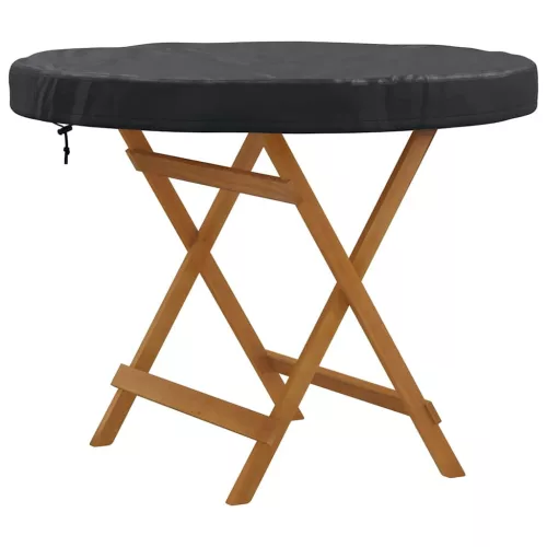  Kültéri Asztal Huzat Fekete 102 x 102 x 10 cm 420D szövet